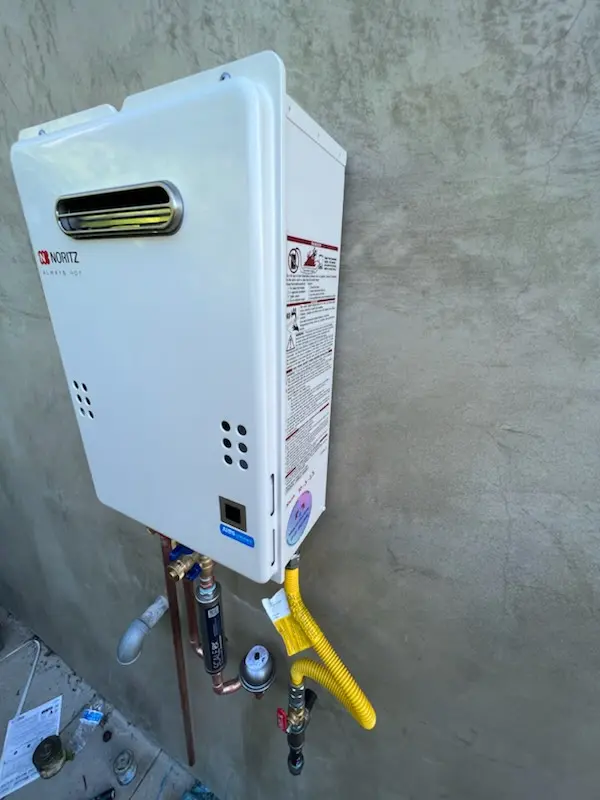 Tankless water heater installation for Marion homes